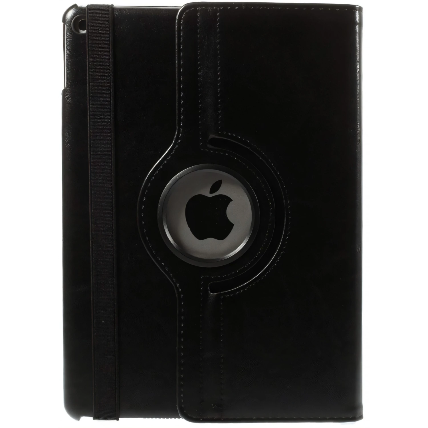 Housse IPad Air 2 à Rotation 360° Aspect Simili Cuir Noir 6 Housse IPad Air 2 à Rotation 360° Aspect Simili Cuir Noir – Image 4