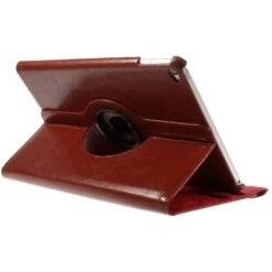 Housse IPad Air 2 à Rotation 360° Aspect Simili Cuir Rouge -All For Phone Magasin etui ipad air 2 frac935 4