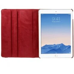 Housse IPad Air 2 à Rotation 360° Aspect Simili Cuir Rouge -All For Phone Magasin etui ipad air 2 frac935 7