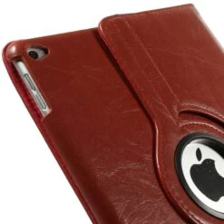 Housse IPad Air 2 à Rotation 360° Aspect Simili Cuir Rouge -All For Phone Magasin etui ipad air 2 frac935 8