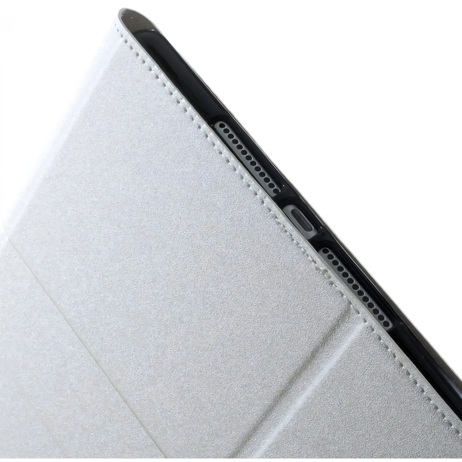 Housse IPad Air 2 Simili-cuir Blanc 5 Housse IPad Air 2 Simili-cuir Blanc – Image 3