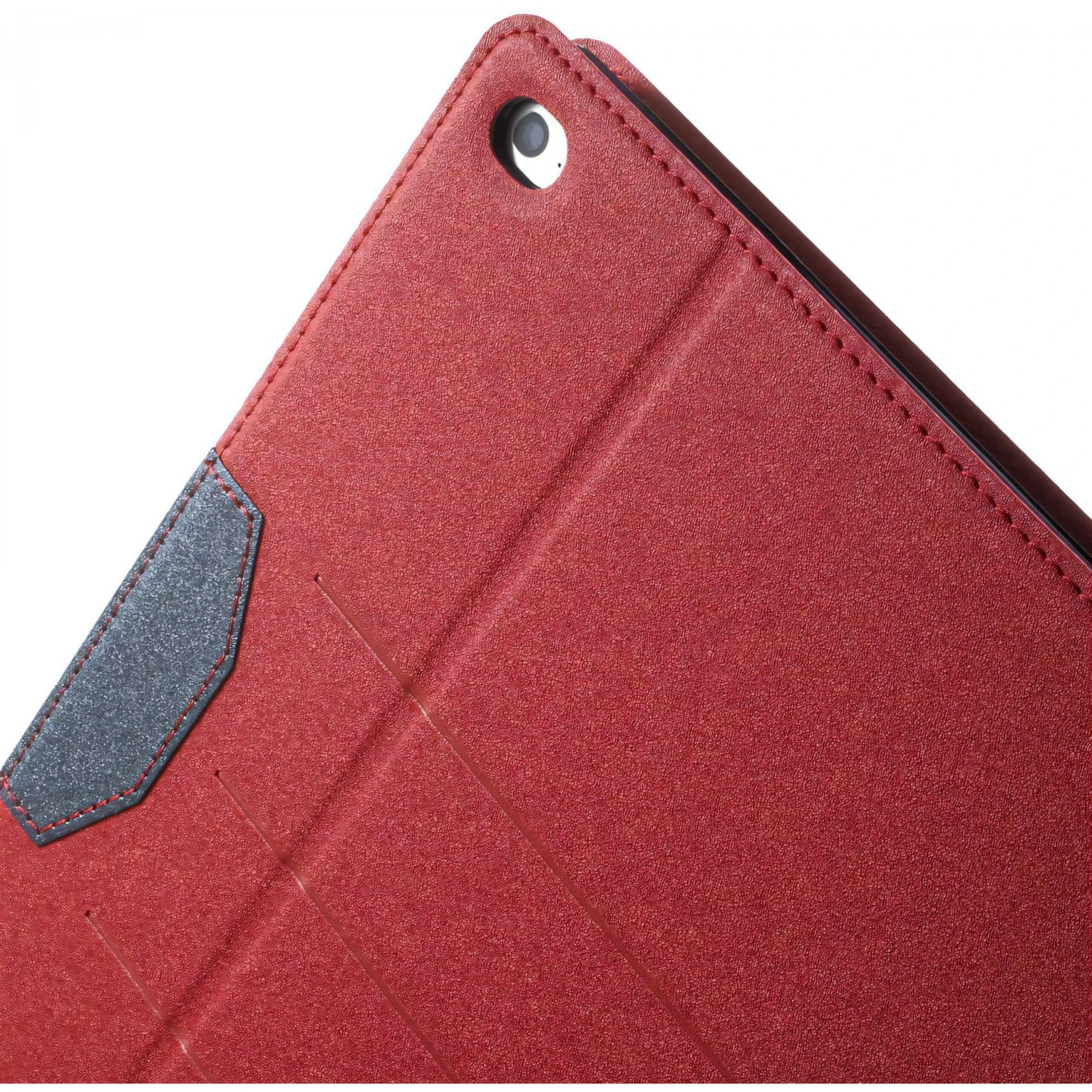 Housse IPad Air 2 Simili-cuir Rouge 9 Housse IPad Air 2 Simili-cuir Rouge – Image 7
