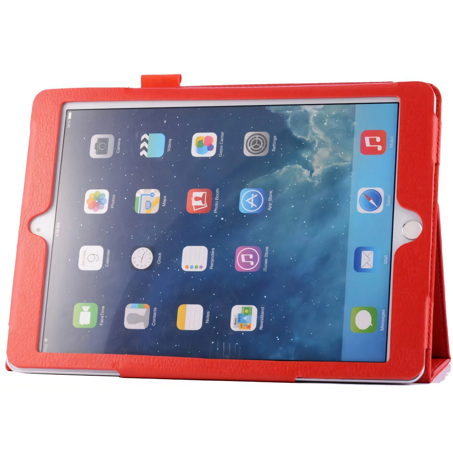 Housse IPad Air 2 Lychee Rouge 5 Housse IPad Air 2 Lychee Rouge – Image 3