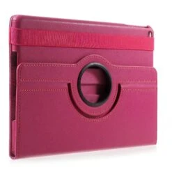 Etui IPad 2017 360 Degrés Simili Cuir Fushia -All For Phone Magasin etui ipad pro frac1698 3