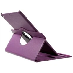 Etui IPad Pro 10,5" 360 Degres Simili Cuir Violet -All For Phone Magasin etui ipad pro frac1703 5