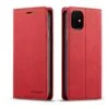 Etui Portefeuille IPhone 11 Silky Touch - Protection Intégrale FORWENW - Rouge -All For Phone Magasin etui iphone 11 frac3376