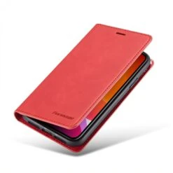 Etui Portefeuille IPhone 11 Silky Touch - Protection Intégrale FORWENW - Rouge -All For Phone Magasin etui iphone 11 frac3376 5