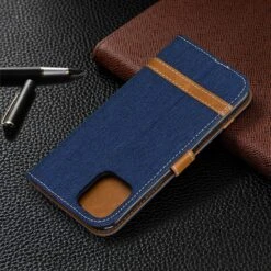 Étui IPhone 11 Pro - Style Jeans Bleu Foncé -All For Phone Magasin etui iphone 11 pro frac4080 7