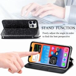 Etui IPhone 12 Et 12 Pro Mandala Flower Noir -All For Phone Magasin etui iphone 12 frac3851 8