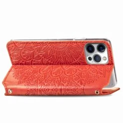 Etui IPhone 12 Et 12 Pro Mandala Flower Rouge -All For Phone Magasin etui iphone 12 frac3852 6