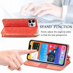 Etui IPhone 12 Et 12 Pro Mandala Flower Rouge -All For Phone Magasin etui iphone 12 frac3852 8