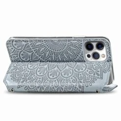 Etui IPhone 12 Et 12 Pro Mandala Flower Gris -All For Phone Magasin etui iphone 12 frac3854 6
