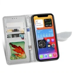 Etui IPhone 12 Et 12 Pro Avec Rabat Mandala Gris -All For Phone Magasin etui iphone 12 frac3855 2