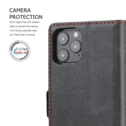 Étui De Protection IPhone 12 Et IPhone 12 Pro - Style Business Noir -All For Phone Magasin etui iphone 12 frac4090 6