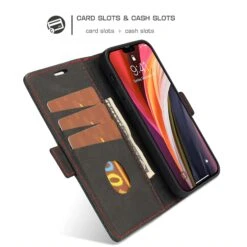 Étui De Protection IPhone 12 Et IPhone 12 Pro - Style Business Noir -All For Phone Magasin etui iphone 12 frac4090 7