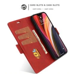 Étui De Protection IPhone 12 Et IPhone 12 Pro - Style Business Rouge -All For Phone Magasin etui iphone 12 frac4091 7