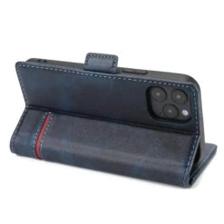 Étui De Protection IPhone 12 Et IPhone 12 Pro - Style Business Bleu -All For Phone Magasin etui iphone 12 frac4092 4