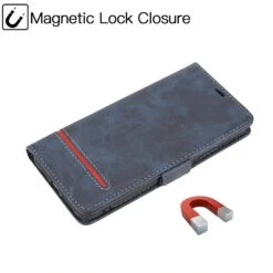 Étui De Protection IPhone 12 Et IPhone 12 Pro - Style Business Bleu -All For Phone Magasin etui iphone 12 frac4092 9