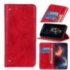 Etui Portefeuille IPhone 12 Mini Style Cuir Avec Rangements Cartes - Rouge -All For Phone Magasin etui iphone 12 mini frac3398