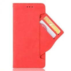 Etui Portefeuille IPhone 12 Mini Avec Coque Silicone Intégrée Et Multiple Rangements Cartes - Rouge -All For Phone Magasin etui iphone 12 mini frac3400 2
