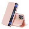 Etui De Protection Renforcé IPhone 12 Mini Avec Coque Silicone Intégrée Et Rangement Carte - Rose -All For Phone Magasin etui iphone 12 mini frac3465