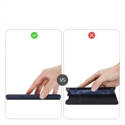 Etui De Protection Renforcé IPhone 12 Mini Avec Coque Silicone Intégrée Et Rangement Carte - Bleu -All For Phone Magasin etui iphone 12 mini frac3466 9