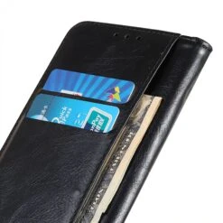 Étui De Protection IPhone 12 Mini Crazy Horse Noir -All For Phone Magasin etui iphone 12 mini frac4084 5