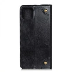 Étui De Protection IPhone 12 Mini Crazy Horse Noir -All For Phone Magasin etui iphone 12 mini frac4084 6
