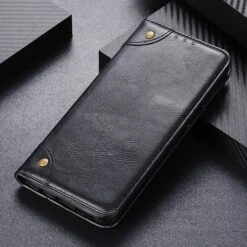 Étui De Protection IPhone 12 Mini Crazy Horse Noir -All For Phone Magasin etui iphone 12 mini frac4084 8