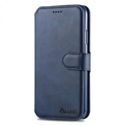 Etui Portefeuille IPhone 12 Et 12 Pro Avec Rabat AZNS - Bleu Foncé -All For Phone Magasin etui iphone 12 pro frac3486 2