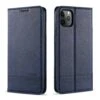 Etui Portefeuille IPhone 12 Pro Et 12 Simili Cuir AZNS - Bleu Foncé -All For Phone Magasin etui iphone 12 pro frac3494