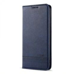 Etui Portefeuille IPhone 12 Pro Et 12 Simili Cuir AZNS - Bleu Foncé -All For Phone Magasin etui iphone 12 pro frac3494 2