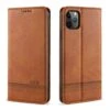 Etui Portefeuille IPhone 12 Pro Et 12 Simili Cuir AZNS - Marron
