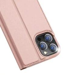 Etui De Protection IPhone 12 Pro Max Avec Rangement Pour Carte - Superbe Design DUX DUCIS - Rose -All For Phone Magasin etui iphone 12 pro max frac3409 2