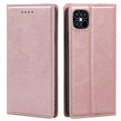 Etui IPhone 12 Pro Max Simili Cuir Avec Fermeture Magnetique - Rangement Carte - Rose -All For Phone Magasin etui iphone 12 pro max frac3417 1