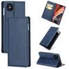 Etui IPhone 12 Pro Max Simili Cuir Avec Fermeture Magnetique - Rangement Carte - Bleu Foncé -All For Phone Magasin etui iphone 12 pro max frac3419