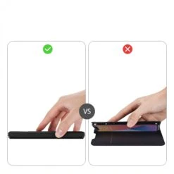 Etui De Protection Renforcé IPhone 12 Pro Max Avec Coque Silicone Intégrée Et Rangement Carte - Noir -All For Phone Magasin etui iphone 12 pro max frac3467 10