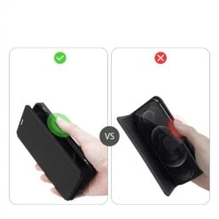 Etui De Protection Renforcé IPhone 12 Pro Max Avec Coque Silicone Intégrée Et Rangement Carte - Noir -All For Phone Magasin etui iphone 12 pro max frac3467 7