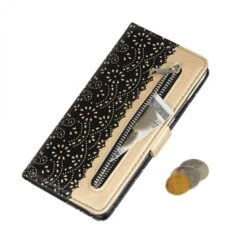 Etui Portefeuille IPhone 12 Pro Max Avec Rangements Intégrés - Noir -All For Phone Magasin etui iphone 12 pro max frac3479 5