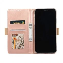 Etui Portefeuille IPhone 12 Pro Max Avec Rangements Intégrés - Rose -All For Phone Magasin etui iphone 12 pro max frac3480 3