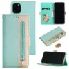 Etui Portefeuille IPhone 12 Pro Max Avec Rangements Intégrés - Vert -All For Phone Magasin etui iphone 12 pro max frac3481