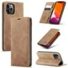 Etui Portefeuille IPhone 12 Pro Max Simili Cuir Avec Rangement Carte CASEME - Marron -All For Phone Magasin etui iphone 12 pro max frac3490