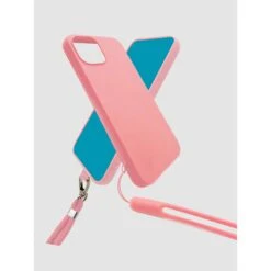 Coque Silicone IPhone 13 Pro Avec Tour De Cou Rose - Jaym -All For Phone Magasin etui iphone 13 pro magnetique rose jaym frac4885 2