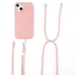 Coque Silicone IPhone 13 Pro Avec Tour De Cou Rose - Jaym -All For Phone Magasin etui iphone 13 pro magnetique rose jaym frac4885 3