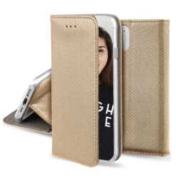 Etui IPhone 14 Plus Folio Magnetique JAYM Or