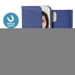 Etui Portefeuille IPhone 15 Magnétique Bleu - Jaym 7 Etui Portefeuille IPhone 15 Magnétique Bleu - Jaym -All For Phone Magasin etui iphone 15 bleu jaym frac4970 2