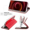 Etui Portefeuille IPhone 15 Pro Max Magnétique Rouge - Jaym -All For Phone Magasin etui iphone 15 pro max rouge jaym frac4981