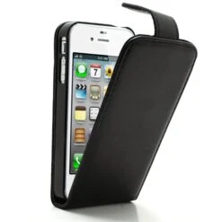 Etui IPhone 4 Et 4S Vertical Magnetic Noir