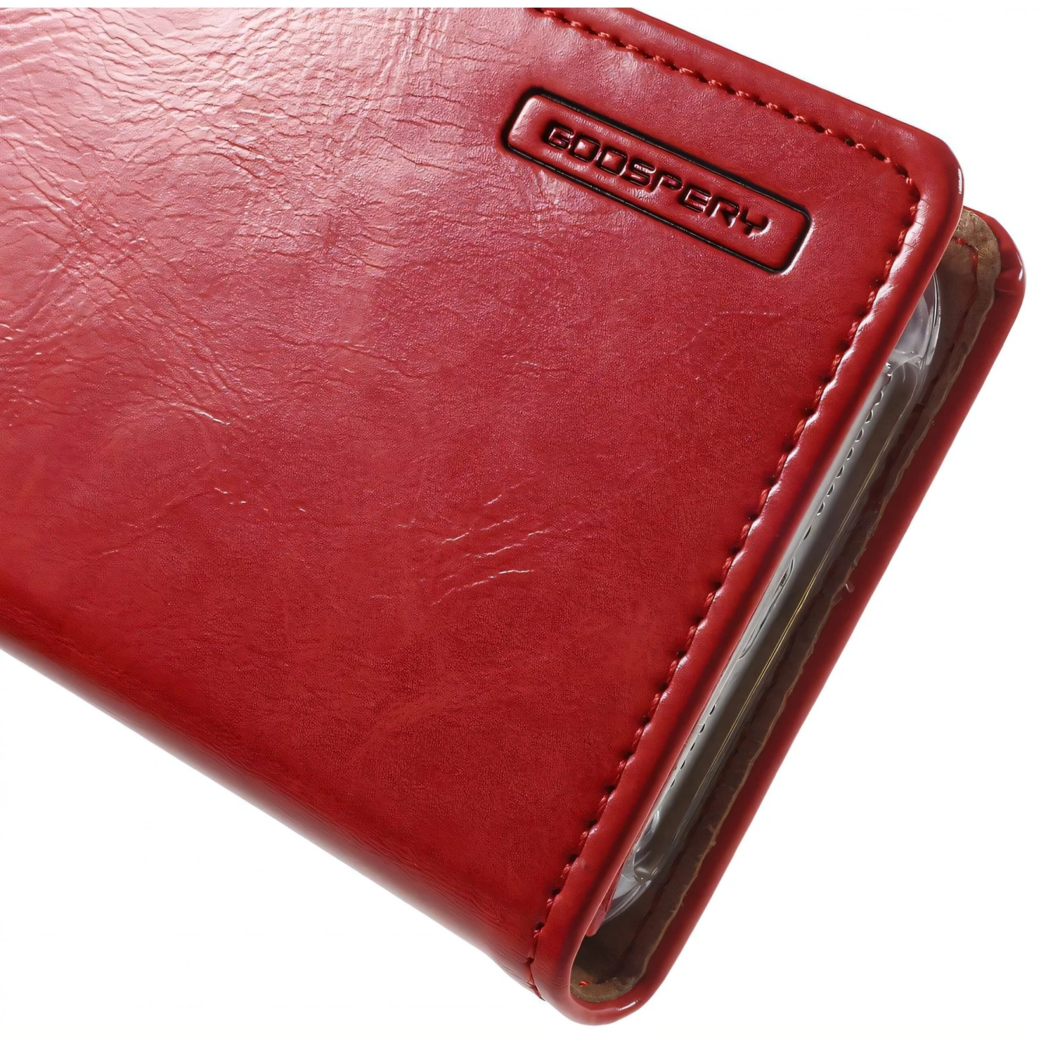 Etui IPhone 5S SE S Mercury Portefeuille Rouge 10 Etui IPhone 5S SE S Mercury Portefeuille Rouge – Image 8
