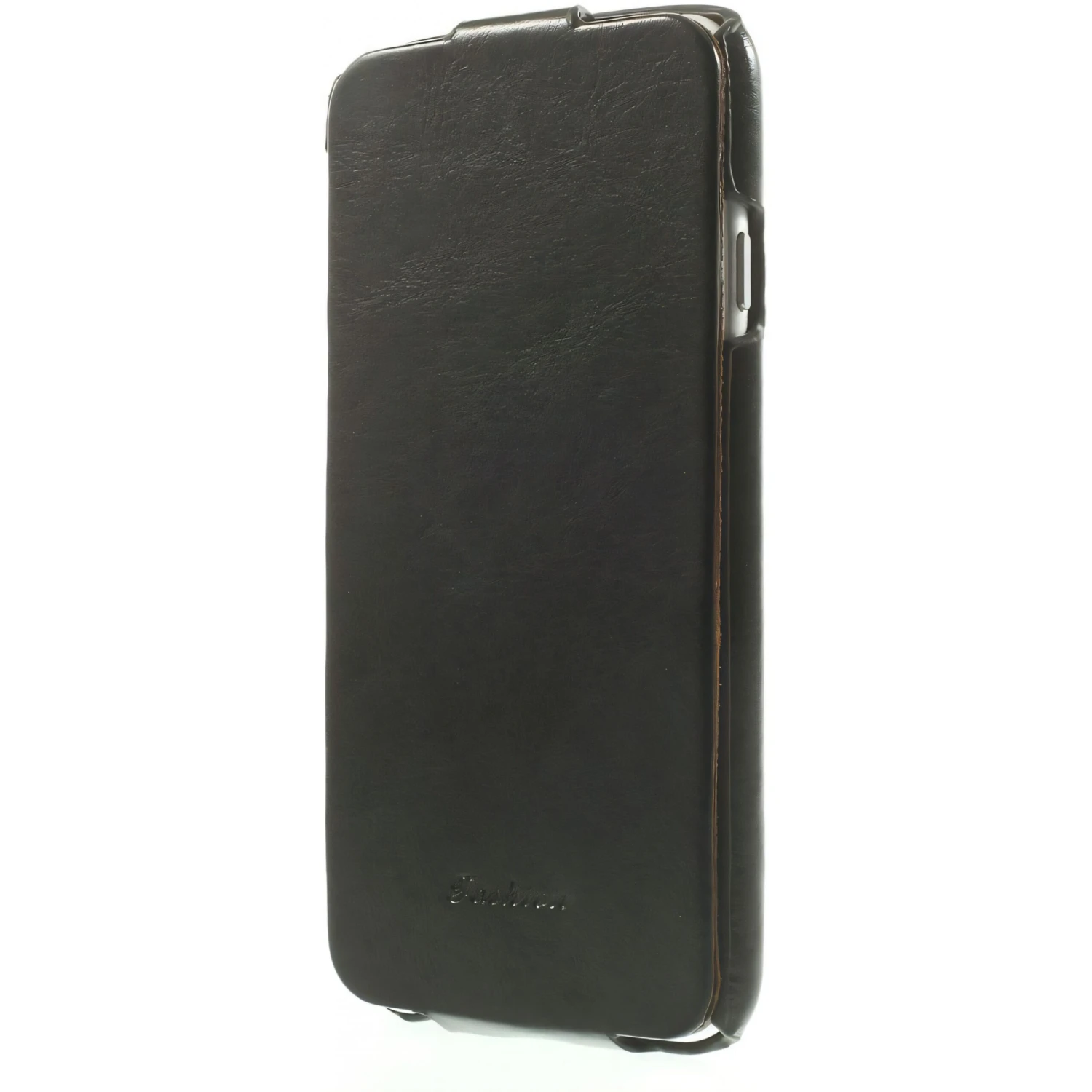 Etui IPhone 6 Vertical Simili Cuir Noir 5 Etui IPhone 6 Vertical Simili Cuir Noir – Image 3